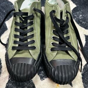 P.F. Flyers Green and Black Sneakers